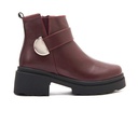Women zip-it boots - Maroon
