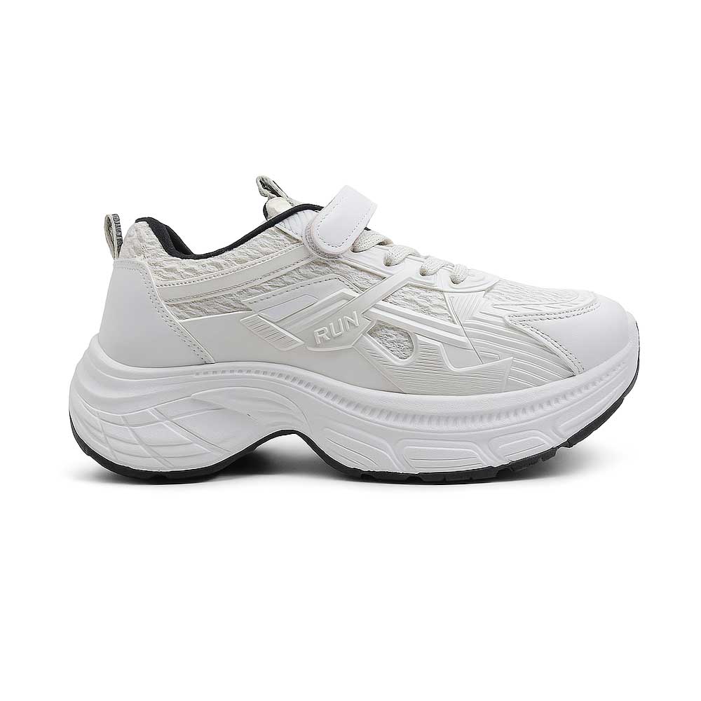 Kids fashion trainers - White*Black