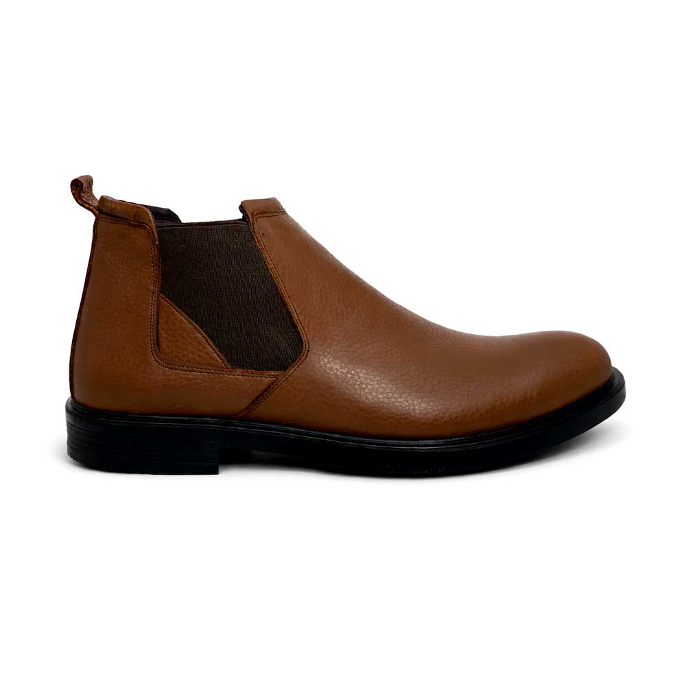 Men's Leather Chelsea Boot - Havana