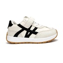 Unisex Black Details Sneakers - White