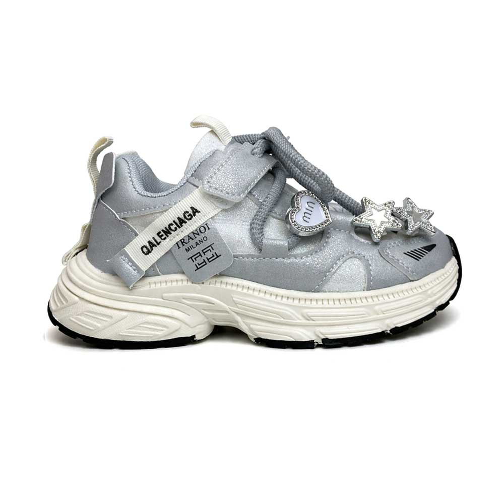 Girly Chunky Sneakers - Grey