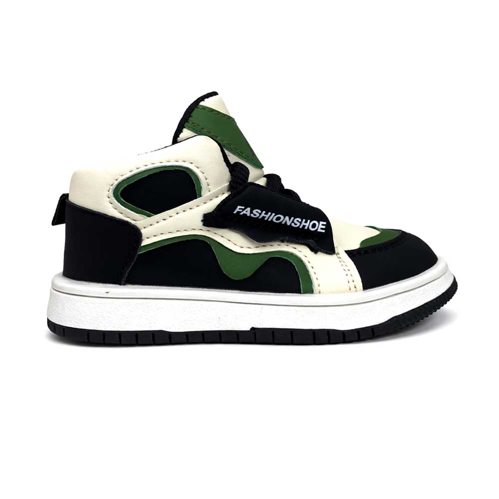 Unisex Children Half Boot - Black