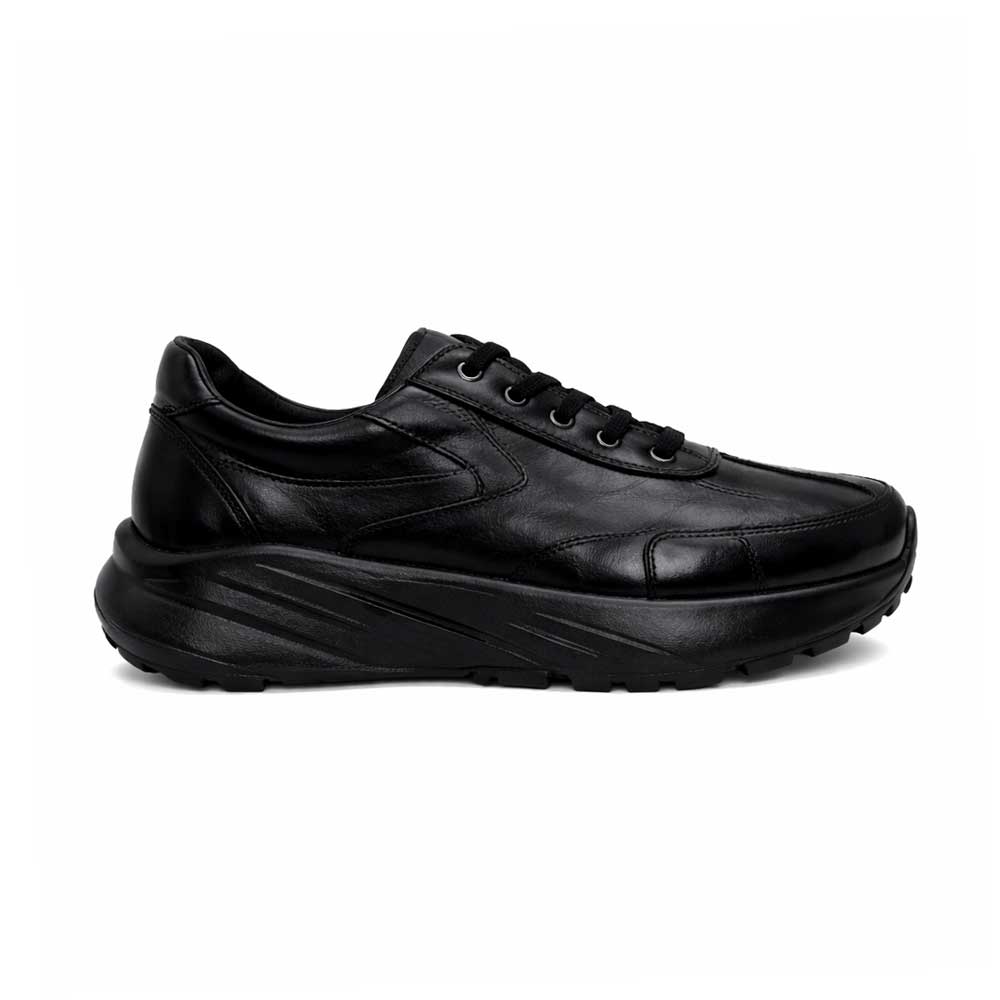 Men's Genuine Leather Shoes - Black