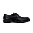 Men's Special Sizes Leather Shoe - Black
