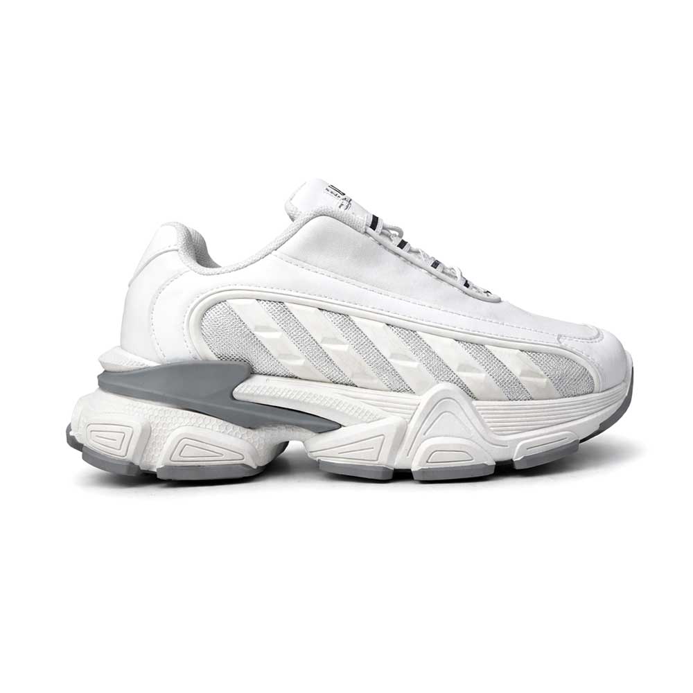 Women's Stylish Chunky Sole Sneakers - White