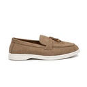 Women's Suede Loafer - Cafe