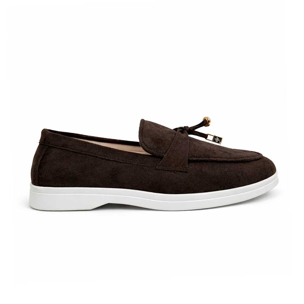 Women's Suede Loafer - Brown