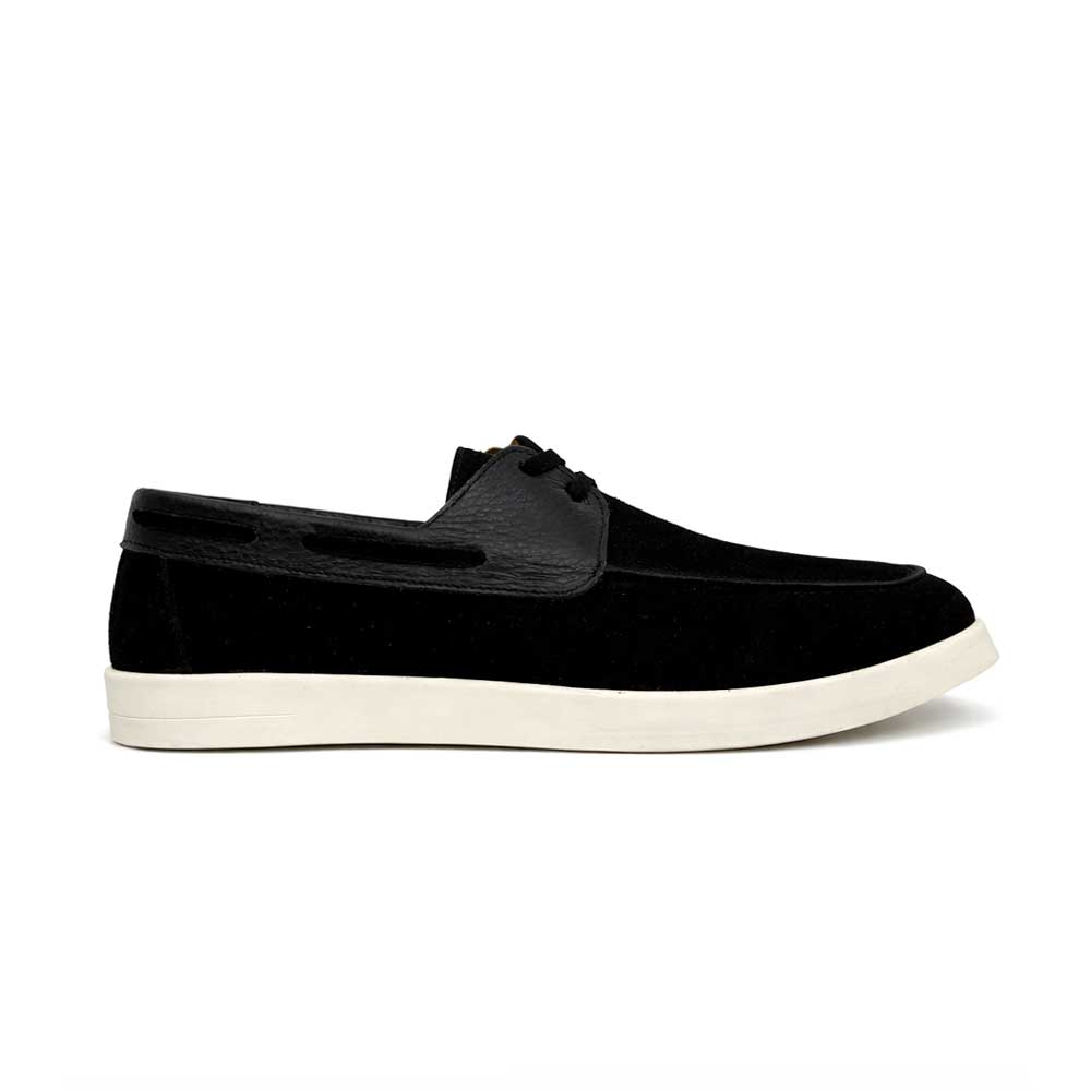 Men's Mixed Color Moccasin - Black