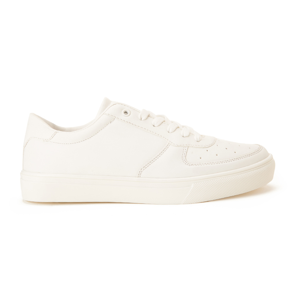 Men trendy sneakers - White
