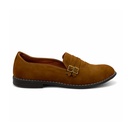 Men chamois loafers - Havana