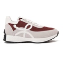 Maroon upper sneakers - Grey