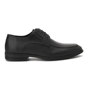 Men leather dress shoes - Black