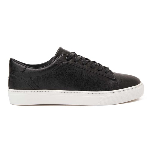 Men's lace-up basic sneakers - Black