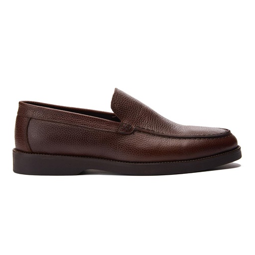 Men's leather moccasins - Havana