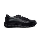 Men geniune leather Shoes - Black