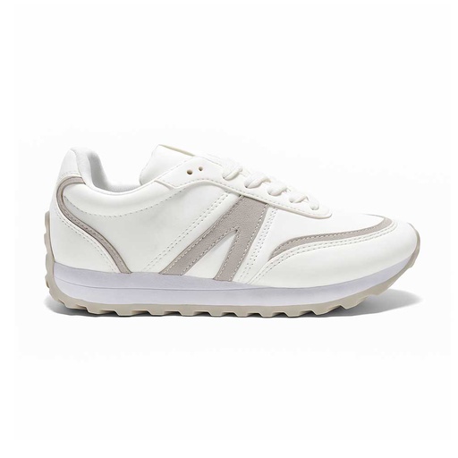 Women's Retro Sneakers - White*Silver