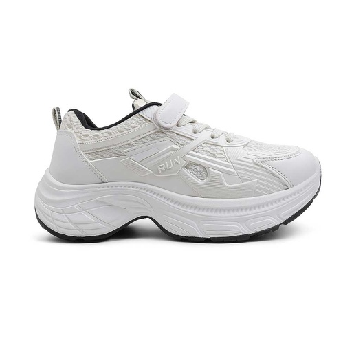 Kids fashion trainers - White*Black