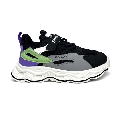 Unisex Teens Sneakers - Black