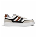 Men's High-Sole Sneakers - White*Brown