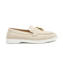 Women's Suede Loafer - Beige