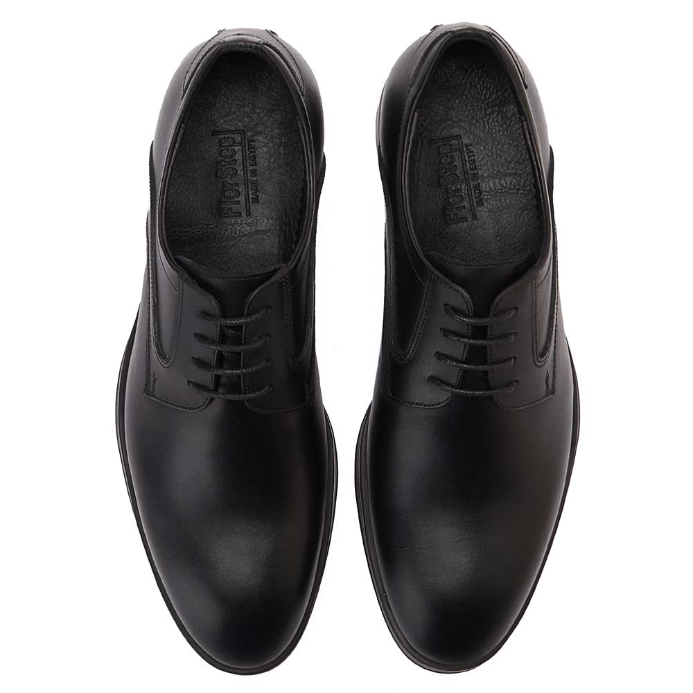 Leather men Genuine Shoe - Black2