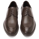 Genuine leather men casual shoe - Brown2