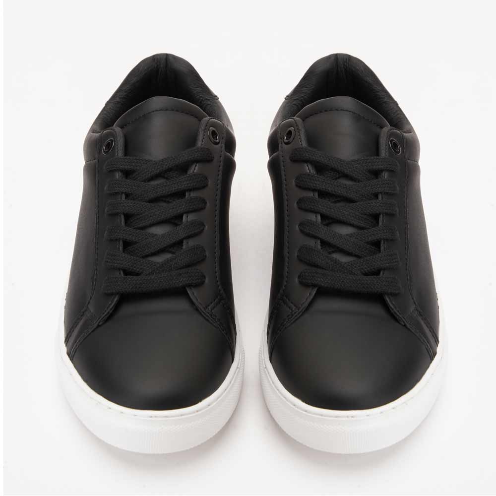 Men's simple leather sneakers - Black2