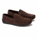 Men summer suede moccasin - Brown1