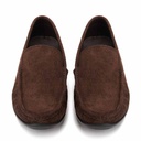 Men summer suede moccasin - Brown2