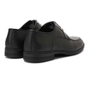 Men leather dress shoes - Black