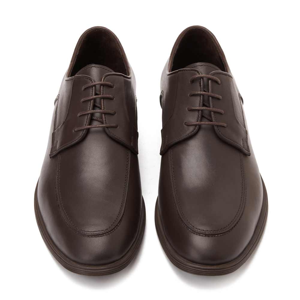 Men leather dress shoes - Brown2