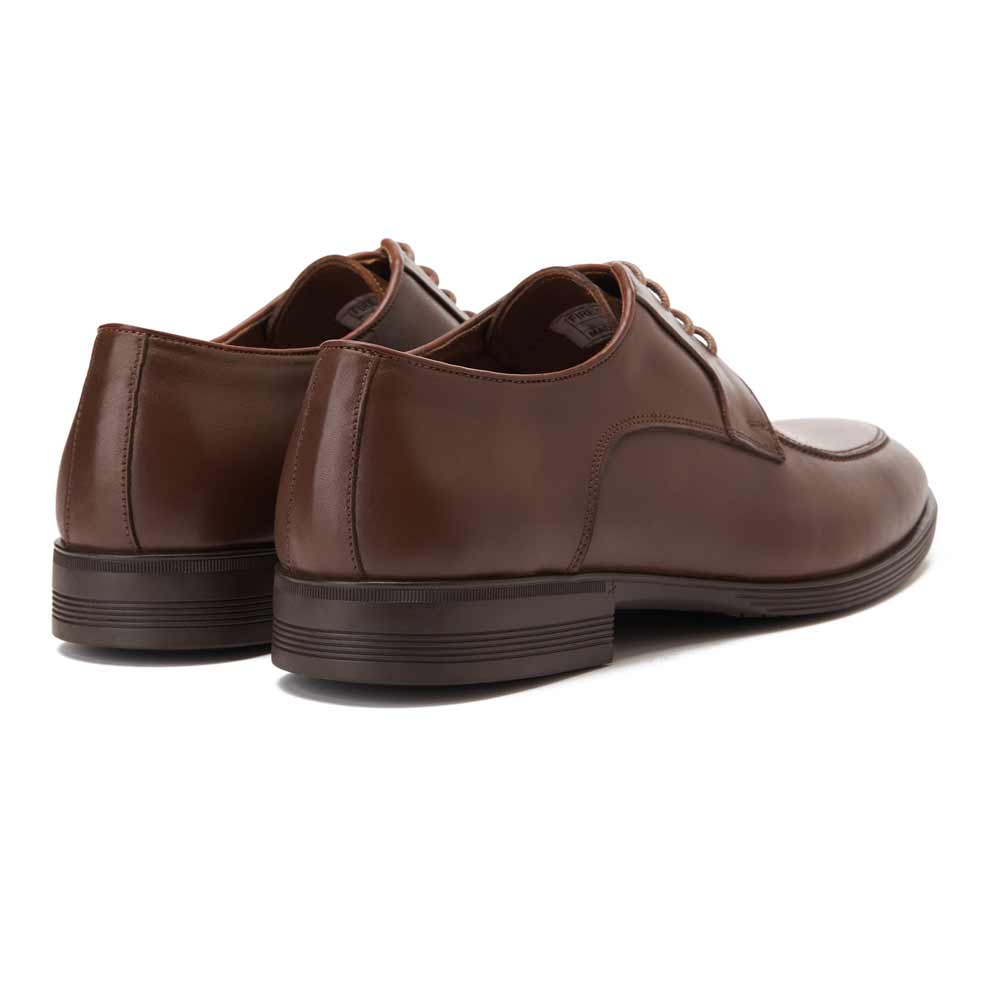 Men leather dress shoes - Havana