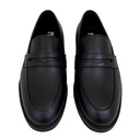 Men's leather slip on moccasin - Black2