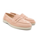 Women's chamois loafers - Pink