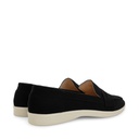 Women's chamois loafers - Black