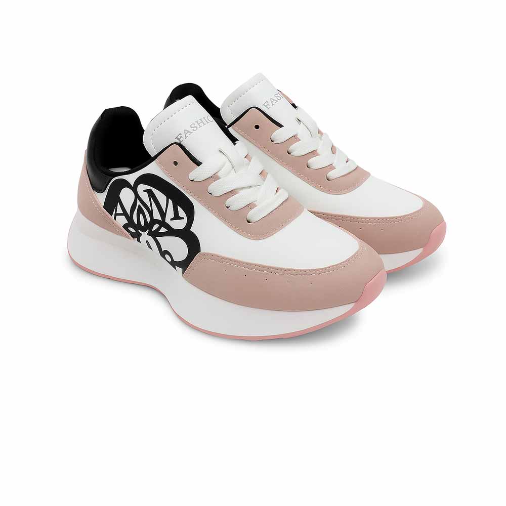 Women fashion trainers - White