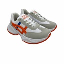 Women trainers - White*Orange