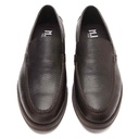 Men's leather moccasins - Brown3