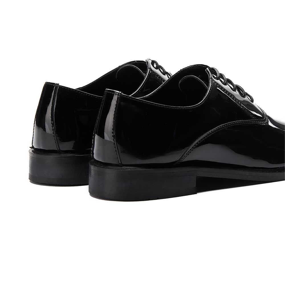 Men Glossy Shoes - Black1