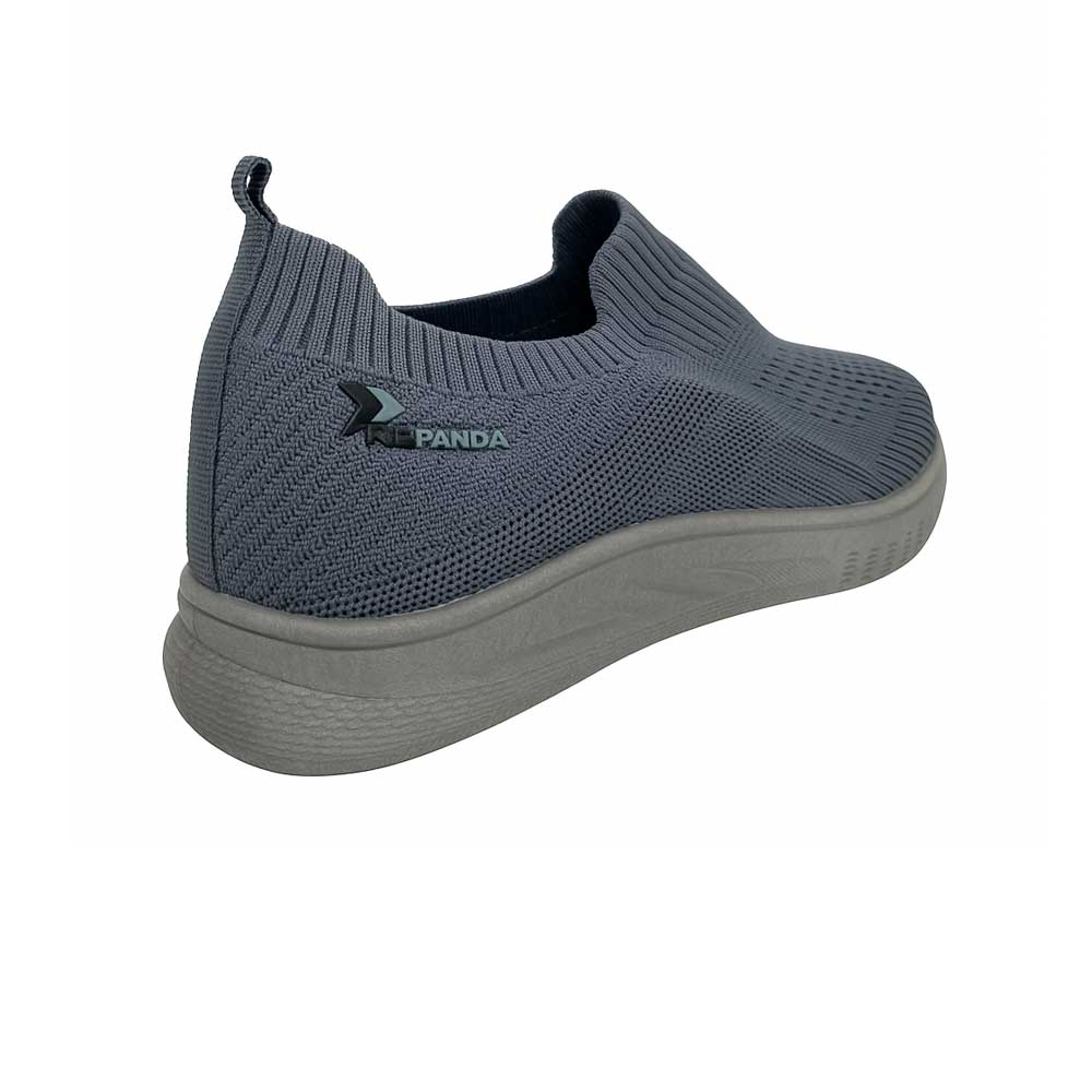 Men knitted slip-ons - Grey