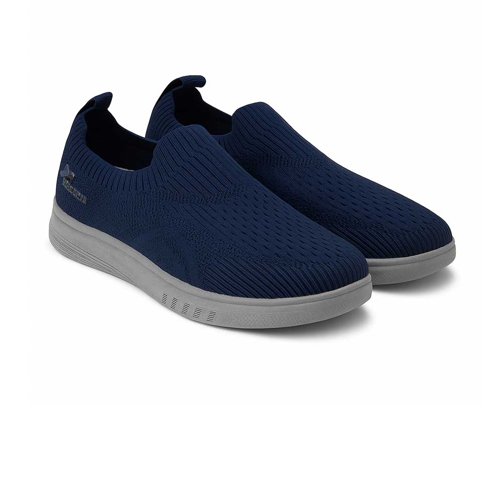 Men knitted slip-ons - Navy