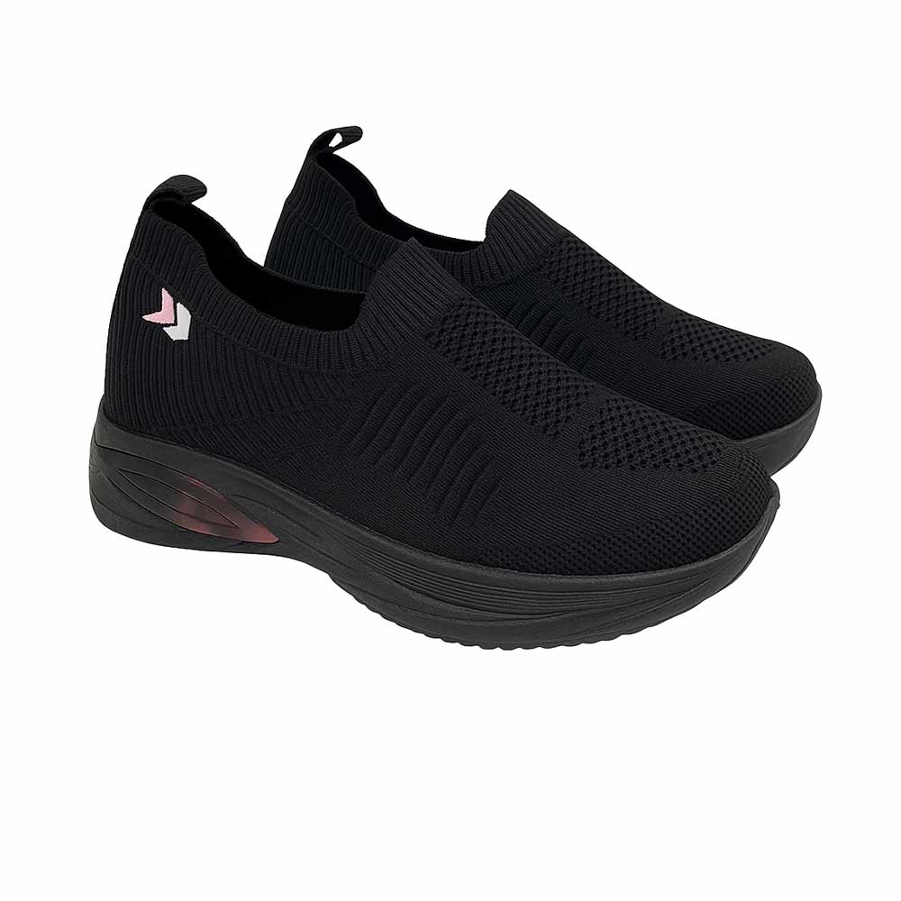 Unisex teens knit shoes - Black