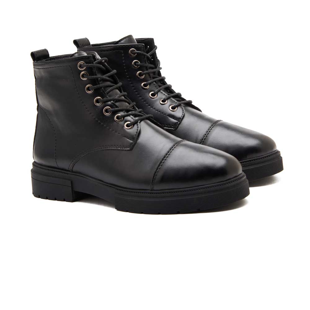 Men's leather half boots - Black