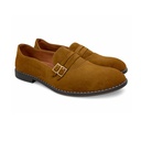 Men chamois loafers - Havana