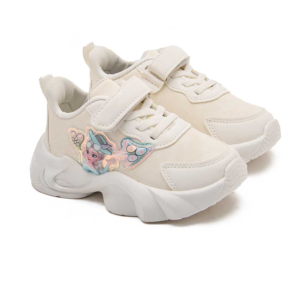 Frozen kids trainers - White