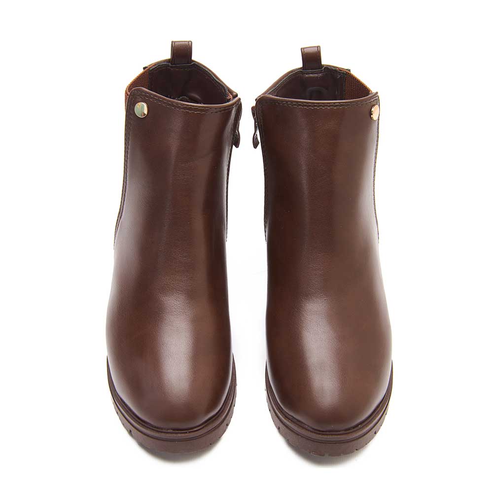 Women leather chelsea boot - Brown2