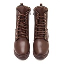Women printed leather boot - Brown2