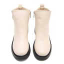 Women leather boot - Beige2