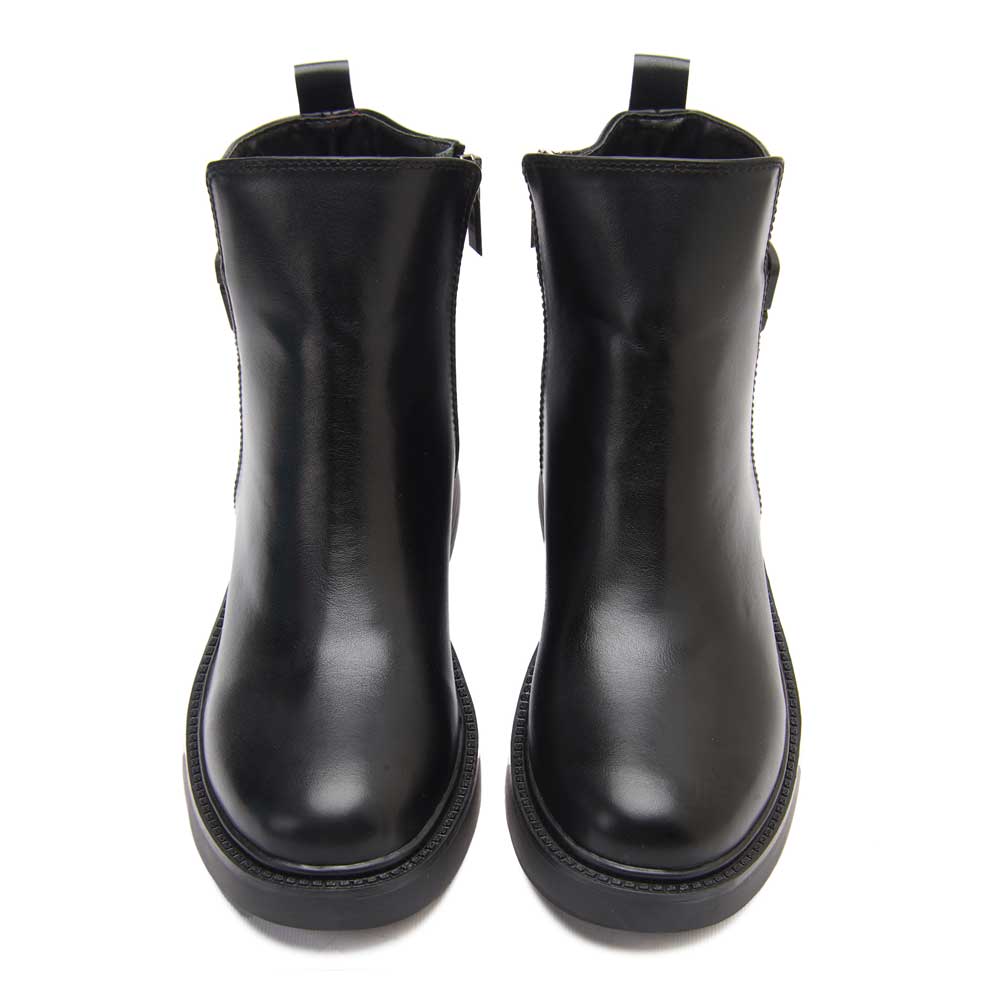 Women leather boot - Black2
