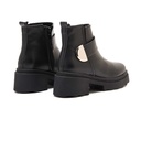 women zipper fashion boots - Black1